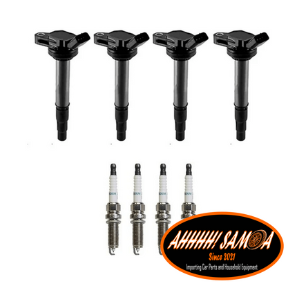 Christmas Special - Four pieces of 14mm Iridium Spark Plugs and any Four Coils in Stock