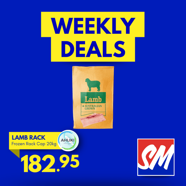 WEDNESDAY WEEKLY DEALS! Frozen Lamb Rack Caps Pusa Pa'u Mamoe 20kg [This product is NOT a Pusa Mamoe] "PICKUP FROM AH LIKI WHOLESALE ONLY"