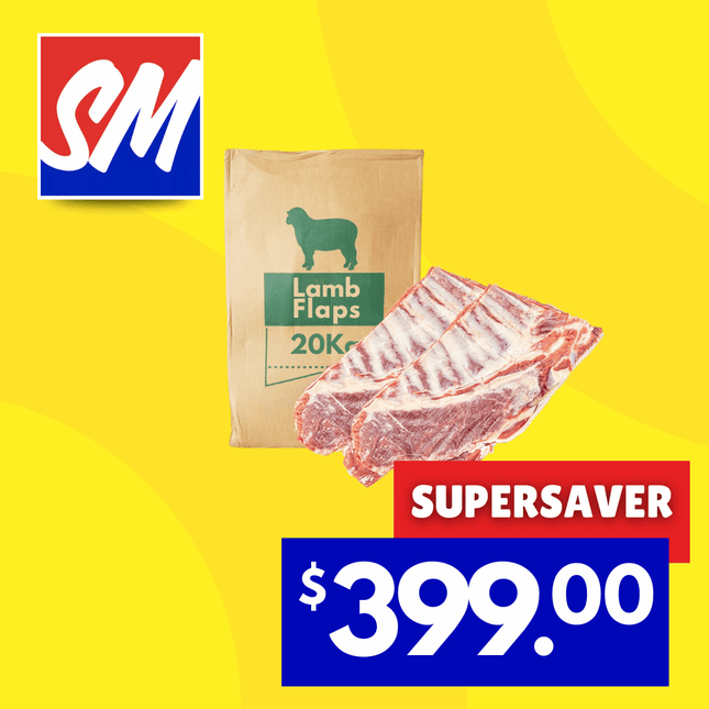 SUPERSAVER! Lamb Pure Flap Frozen Pusa Mamoe 20kg "PICKUP FROM AH LIKI WHOLESALE ONLY"