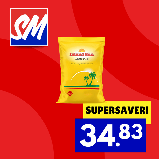 SUPERSAVER! Island Sun Rice 40lb Yellow Bag "PICKUP FROM AH LIKI WHOLESALE"