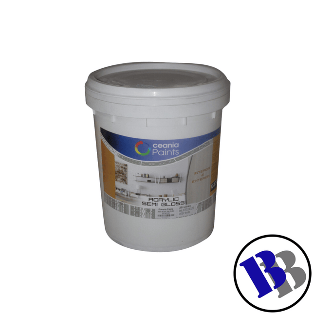 Oceania Block Sealer Acrylic Semigloss White 20L - Substitute if sold out "PICKUP FROM BLUEBIRD LUMBER & HARDWARE"