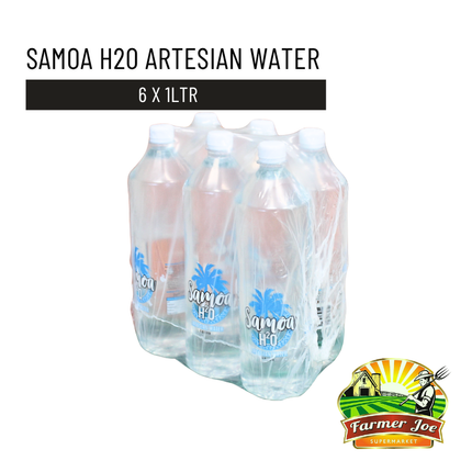 Samoa H20 Artesian Water - 6 x 1Ltr "PICKUP FROM FARMER JOE SUPERMARKET VAITELE ONLY"