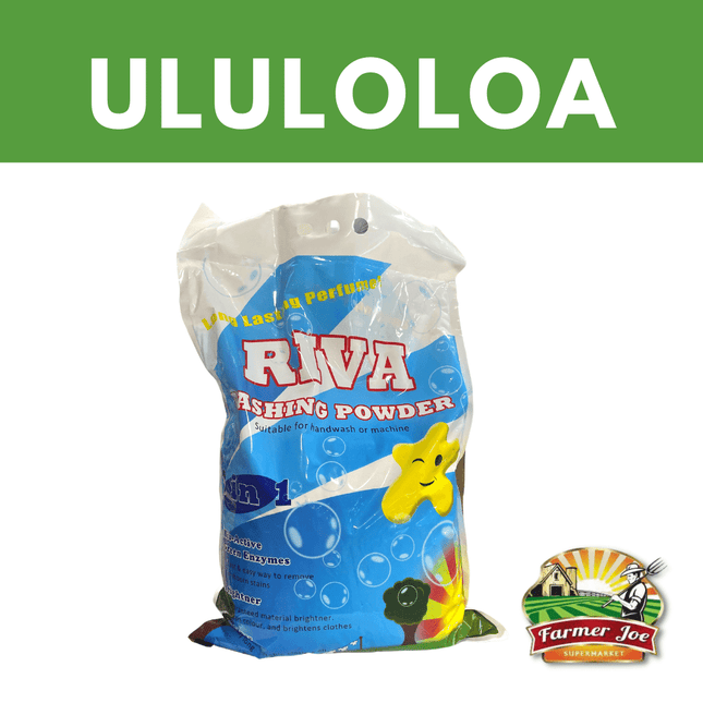 Riva Wash Detergent Powder 5kg "PICKUP FROM FARMER JOE SUPERMARKET ULULOLOA ONLY"
