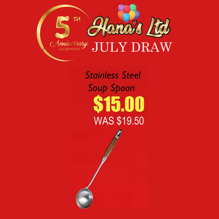 JULY Sale - Stainless Steel Soup Spoon "PICK UP AT HANA'S LIMITED TAUFUSI"