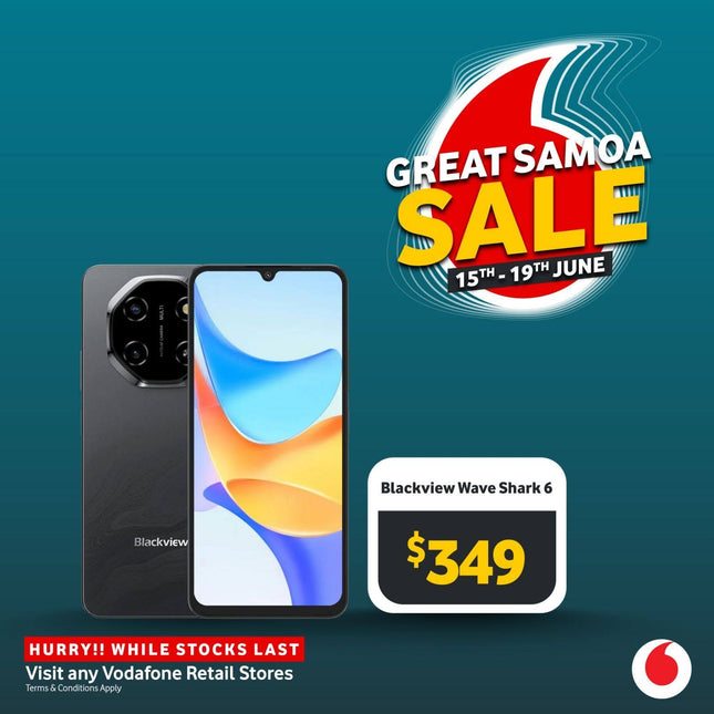 Blackview Wave Shark 6 "PICK UP FROM VODAFONE SAMOA"