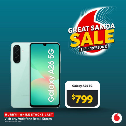 Samsung Galaxy A26 5G "PICK UP FROM VODAFONE SAMOA"