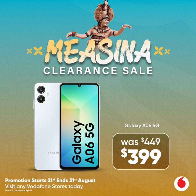 Samsung Galaxy A06 5G "PICK UP FROM VODAFONE SAMOA"