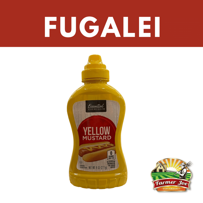 Essential Yellow Mustard  227g  "PICKUP FROM FARMER JOE SUPERMARKET FUGALEI ONLY"