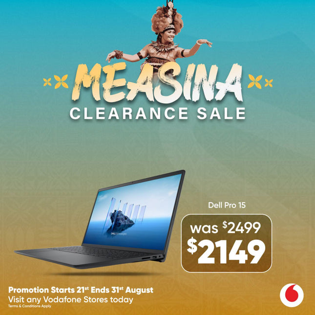 Dell Pro 15 - "PICK UP FROM VODAFONE SAMOA"
