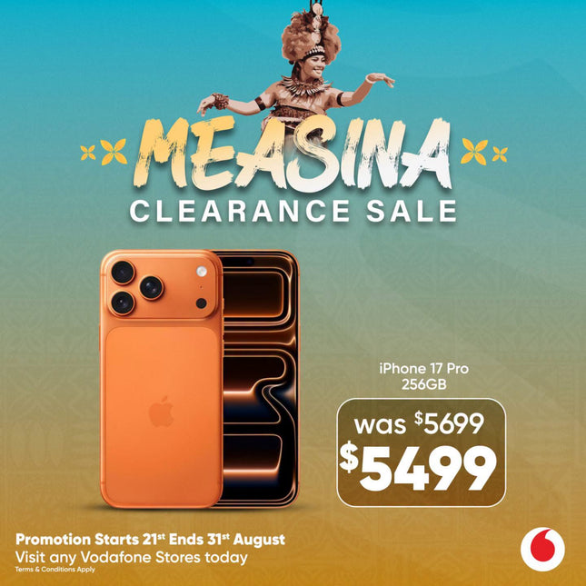 Iphone 17 Pro 256GB "PICK UP FROM VODAFONE SAMOA"