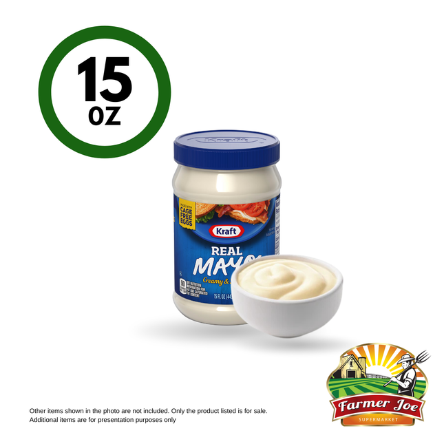 Kraft Mayonaise 15oz (Limit - 5 Bottles ONLY) "PICKUP FROM FARMER JOE SUPERMARKET UPOLU ONLY"