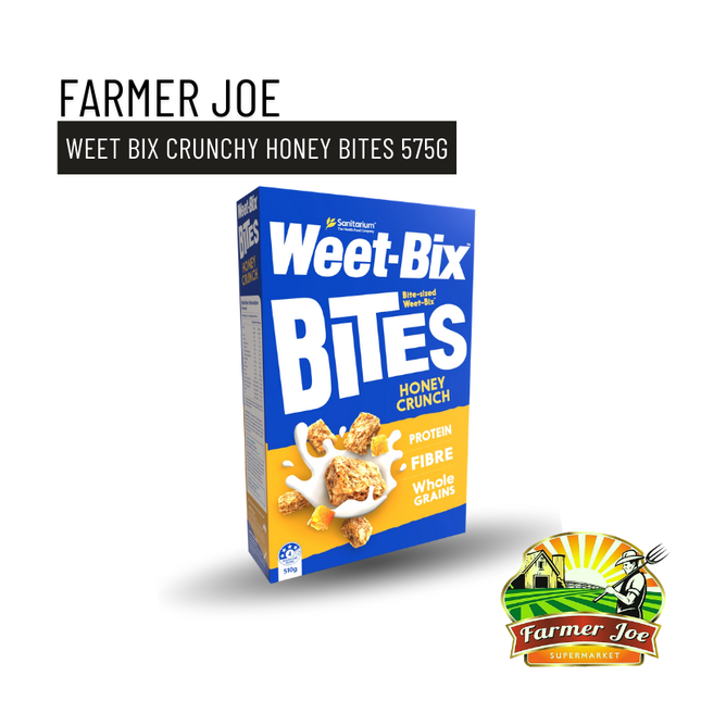 Sanitarium Weet Bix Crunchy Honey Bites 510g "PICKUP FROM FARMER JOE SUPERMARKET UPOLU ONLY"