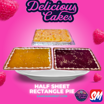 Half Sheet Rectangle Pie In Foil - 16" x 12" Size [PICK UP FROM DELICIOUS CAKE]