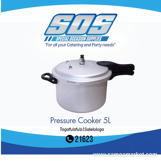 Pressure Cooker 5L "Pick Up From S.O.S LTD, Togafuafua"