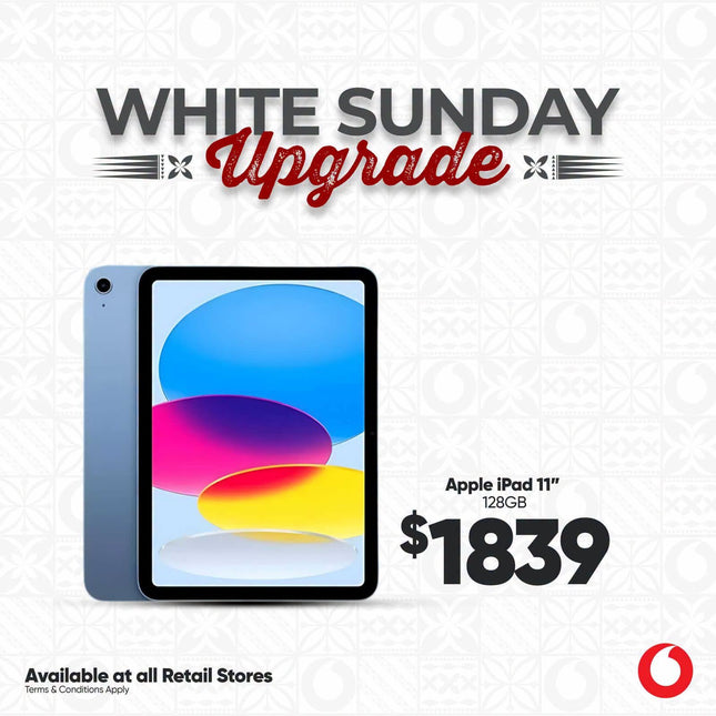 Apple 11" Ipad 128GB "PICK UP FROM VODAFONE SAMOA"