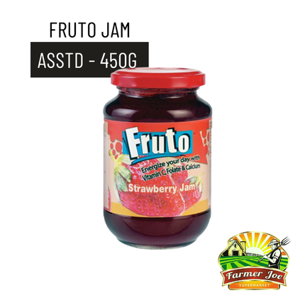 Fruto Jam Small Assorted 450g - "PICKUP FROM FARMER JOE SUPERMARKET UPOLU ONLY"