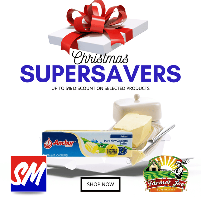 CHRISTMAS SUPERSAVER! Anchor Butter 100g "PICKUP FROM FARMER JOE SUPERMARKET VAITELE ONLY"