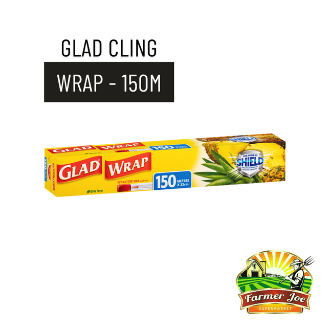 Glad Cling Wrap 150m - "PICKUP FROM FARMER JOE SUPERMARKET UPOLU ONLY"