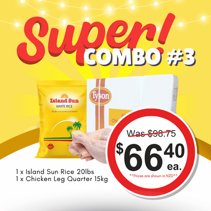SUPER Combo #3 (LIMITED TIME ONLY) "PICKUP FROM FARMER JOE SUPERMARKET FUGALEI ONLY"