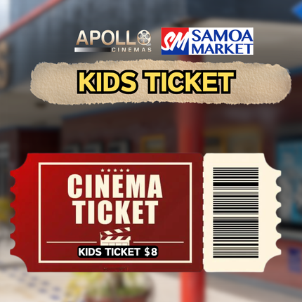 Kids Ticket - "1 X KIDS MOVIE TICKET"