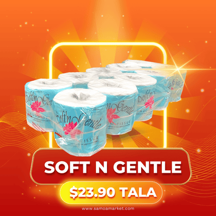 Soft & Gentle Toilet Paper Rolls 10s (450sheets 2ply) [NOT AVAIL AT SALELOLOGA BRANCH]"PICKUP FROM AH LIKI WHOLESALE"