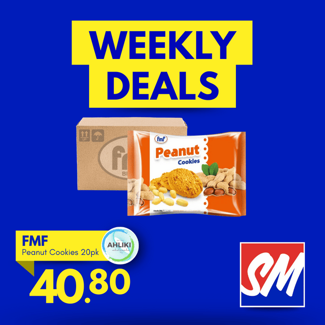 WEDNESDAY WEEKLY DEALS! FMF Peanut Cookies 20PACK x 200g "PICKUP FROM AH LIKI WHOLESALE"