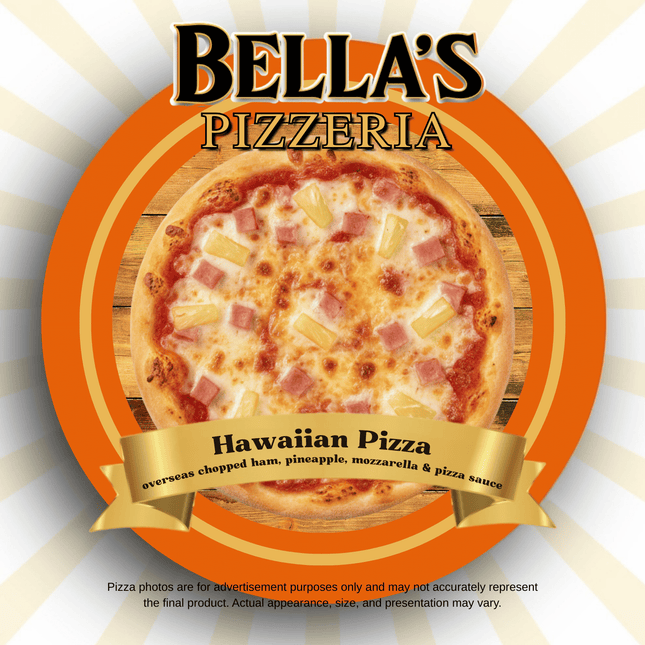 Hawaiian Pizza "PICKUP FROM BELLAS KITCHEN, TAUESE, APIA"