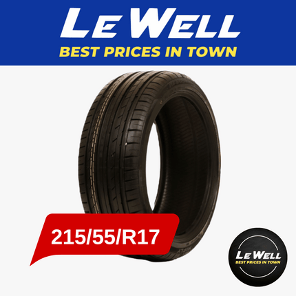 Car Tyre 215/55/R17 (PICK UP FROM LE WELL COMPANY SAVALALO ONLY)