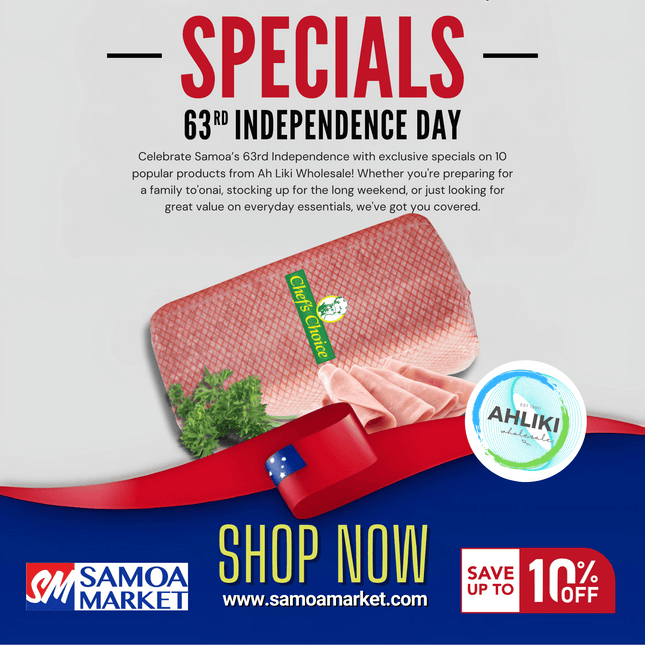 Chefs Choice Ham 4kg "PICKUP FROM AH LIKI WHOLESALE"
