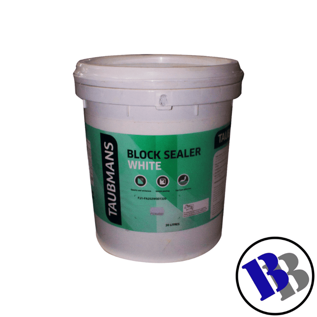 Taubmans Block Sealer Acrylic White 20L - Substitute if sold out "PICKUP FROM BLUEBIRD LUMBER & HARDWARE"