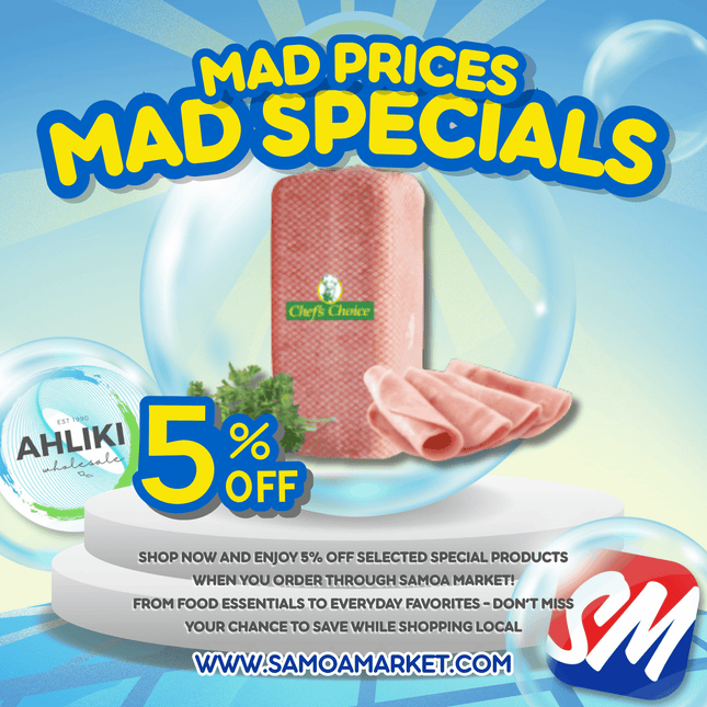 Chefs Choice Ham 4kg [NOT AVAIL AT HQ] "PICKUP FROM AH LIKI WHOLESALE"