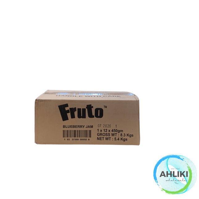 Fruto Jam Assorted 12 by 450g [NOT AVAIL AT SALELOLOGA & VAITELE]"PICKUP FROM AH LIKI WHOLESALE"