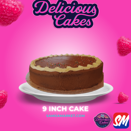 9 Inch Cakes [PICK UP FROM DELICIOUS CAKES, LEPEA] - Samoamarket.com