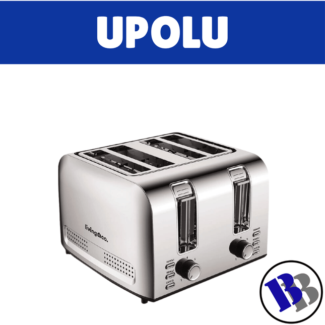 Toaster 4 Slice Stainless Steel L&C - "PICKUP FROM BLUEBIRD LUMBER & HARDWARE"