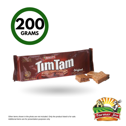 Arnotts Tim Tam Original 200g - "PICKUP FROM FARMER JOE SUPERMARKET VAITELE ONLY"