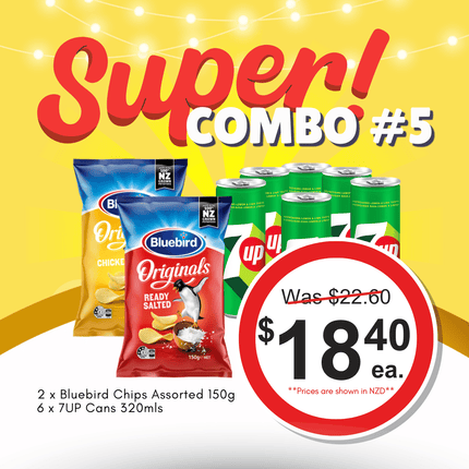 SUPER Combo #5 (LIMITED TIME ONLY) "PICKUP FROM FARMER JOE SUPERMARKET FUGALEI ONLY"