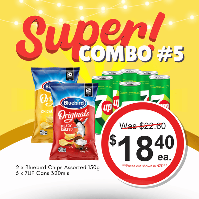 SUPER Combo #5 (LIMITED TIME ONLY) "PICKUP FROM FARMER JOE SUPERMARKET FUGALEI ONLY"
