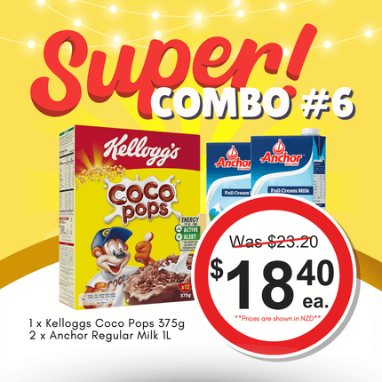 SUPER Combo #6 (LIMITED TIME ONLY) "PICKUP FROM FARMER JOE SUPERMARKET FUGALEI ONLY"