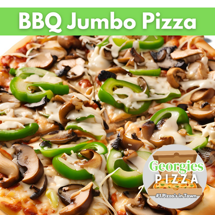 BBQ Jumbo Pizza “PICKUP FROM GEORGIES PIZZA TAUFUSI”