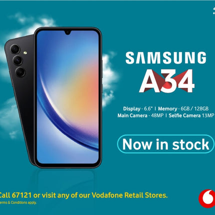 Samsung A34 -128GB - "PICK UP FROM VODAFONE SAMOA" Mobile Phones Vodafone Samoa Ltd None 