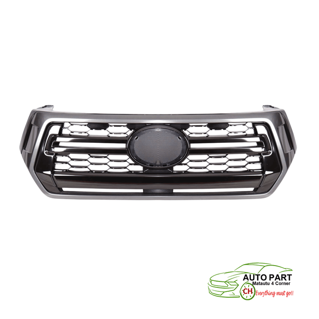 HILUX ROCCO 2018 FRONT BUMPER GRILLE (CHROME) "PICKUP FROM AUTO PARTS, MATAUTU"
