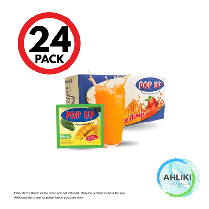 Pop Up Fruit Powder Drink Mix/Vai Lanu Assorted 4x6x10sachets "PICKUP FROM AH LIKI WHOLESALE"