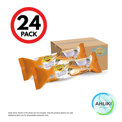 Hatari Vanilla Cream Roll 24PACK x 60g "PICKUP FROM AH LIKI WHOLESALE"