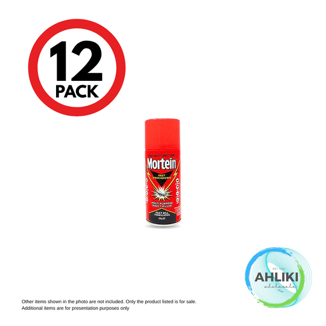 Mortein Red Fly Spray 100g 12PACK [NOT AVAIL AT SALELOLOGA] "PICKUP FROM AH LIKI WHOLESALE"