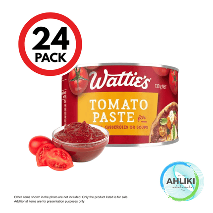 Watties Tomato Paste Case of 24PACK x 130g [SOLD OUT] "PICKUP FROM AH LIKI WHOLESALE"