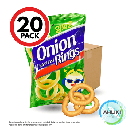 Onion Rings Snacks 50g x 20PACK [NOT AVAIL AT SALELOLOGA BRANCH] "PICKUP FROM AH LIKI WHOLESALE"