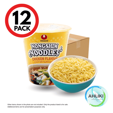 Nongshim Cup Noodles 12PACK 68g-75g Assorted "PICKUP FROM AH LIKI WHOLESALE"
