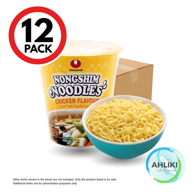 Nongshim Cup Noodles 12PACK 68g-75g Assorted "PICKUP FROM AH LIKI WHOLESALE"