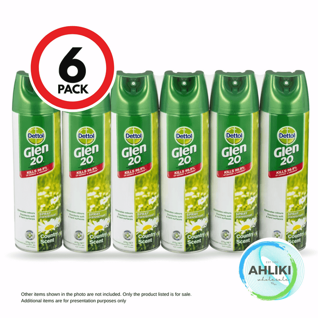 Glen 20 SPRAY Country Disinfectant Originalt  6x375g- RB3183729 [NOT AVAIL AT SALELOLOGA BRANCH] "PICKUP FROM AH LIKI WHOLESALE"