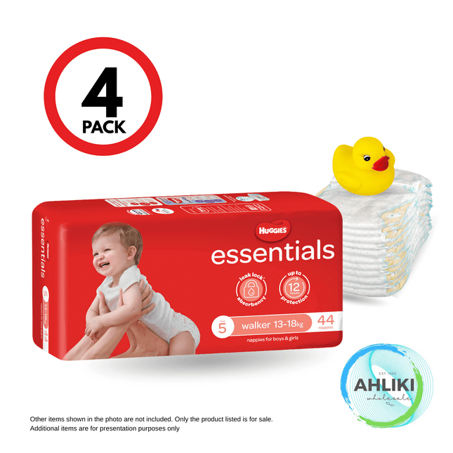 HUGGIES Nappy Walker Essen SIZE5 44 x 4 - 21036 [NOT AVAIL AT HQ] "PICKUP FROM AH LIKI WHOLESALE"
